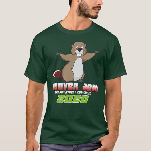 Beaver Jam Kerstmis 2020 T-shirt (Voorkant)