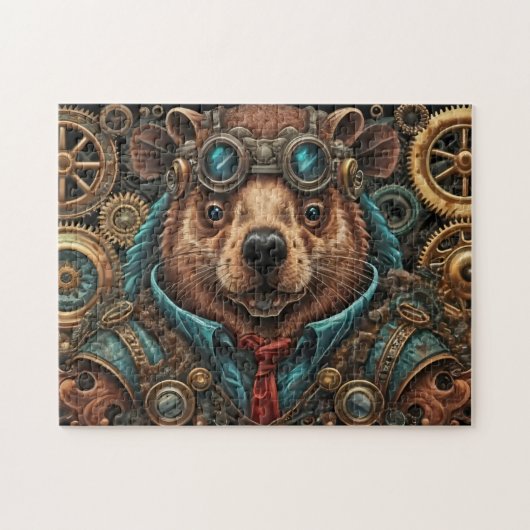 Beaver Jigsaw puzzels (Horizontaal)