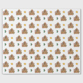 Beaver kerstboom Funny Animal Kerstmis Cadeaupapier (Vlak)