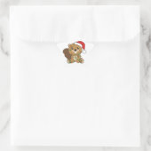 Beaver-kerstwinterdieren Beaver Star-teken Ster Sticker (Tas)