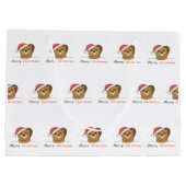 Beaver-kerstwintersneeuw Groot Cadeauzakje (Achterkant)