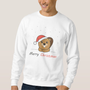 Beaver-kerstwintersneeuw Trui