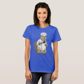 Beaver Kook Spatel Koken T-shirt (Voorkant volledig)
