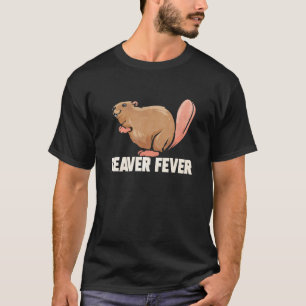Beaver-koorts voor beenderknaagdieren t-shirt