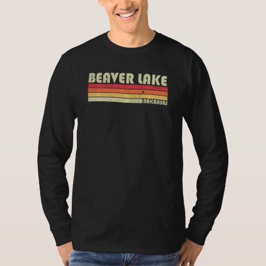 Beaver Lake Arkansas Funny Vist camping T-shirt (Voorkant)