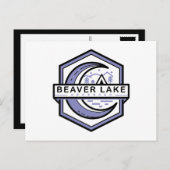 Beaver Lake Arkansas Moon Hexa Briefkaart (Voorkant / Achterkant)