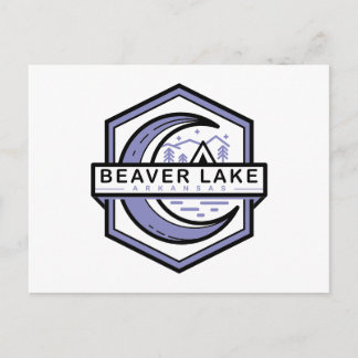 Beaver Lake Arkansas Moon Hexa Briefkaart