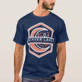 Beaver Lake Arkansas Moon Shine Hexa T-shirt (Voorkant)