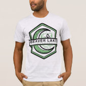 Beaver Lake Arkansas Moon Shine Hexa T-shirt (Voorkant)