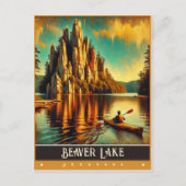 Beaver Lake, Arkansas |  schilderij Briefkaart (Voorkant)