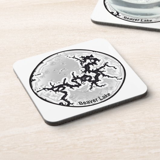 Beaver Lake Cork Onderzetter (Linkerzijde)
