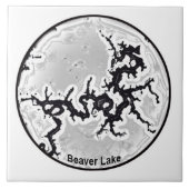 Beaver Lake Tile Tegeltje (Voorkant)