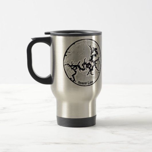 Beaver Lake Travel Mug Reisbeker (Links)