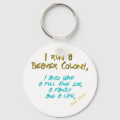 beaver leader turquoise sleutelhanger (Voorkant)