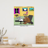Beaver Leven Testament Grappige Rick London Poster (Keuken)