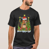 Beaver Lighting Xmas - Lover Funny Beaver Chris T-shirt (Voorkant)