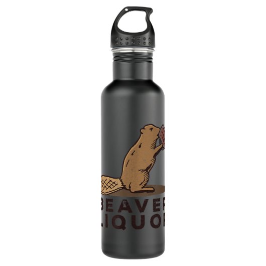 Beaver Liquor Drink Waterfles (Voorkant)