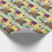 Beaver Living Wills Rick London Funny Cadeaupapier (Hoek)