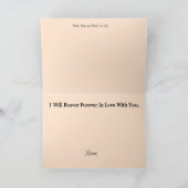 Beaver Love Valentijnsdag Card Kaart (Binnen)