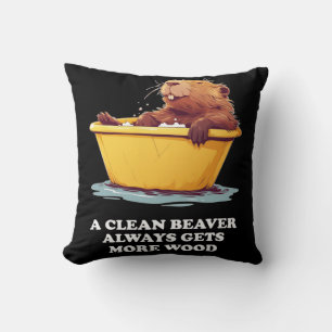 Beaver Lover Bath Kussen