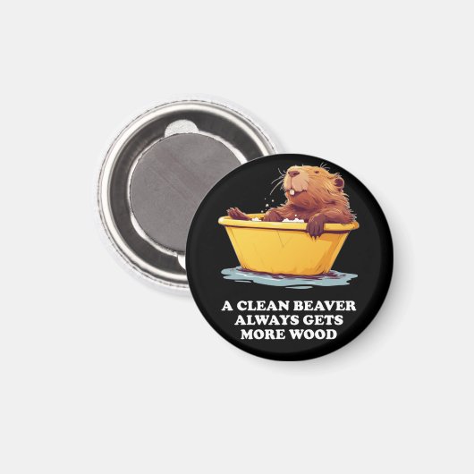 Beaver Lover Bath Magneet (Voorkant / Achterkant)