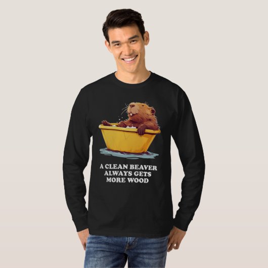 Beaver Lover Bath T-shirt (Voorkant volledig)