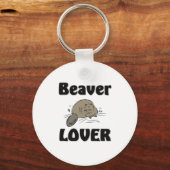 Beaver Lover Sleutelhanger (Voorkant)