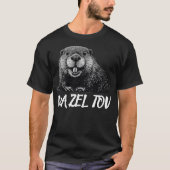 Beaver Mazel Tov T-Shirt (Voorkant)