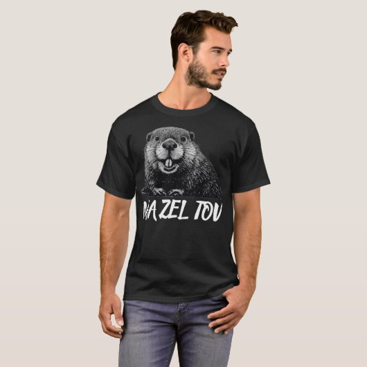 Beaver Mazel Tov T-Shirt (Voorkant volledig)