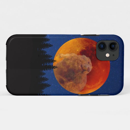 Beaver Moon in november Case-Mate iPhone Case (Achterkant (horizontaal))