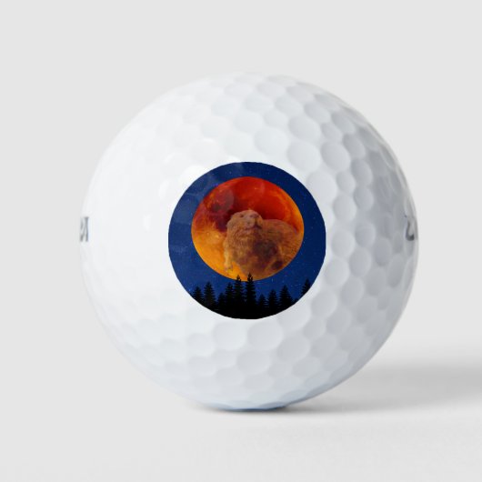 Beaver Moon in november Golfballen (Voorkant)