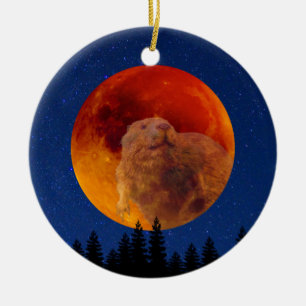 Beaver Moon in november Keramisch Ornament