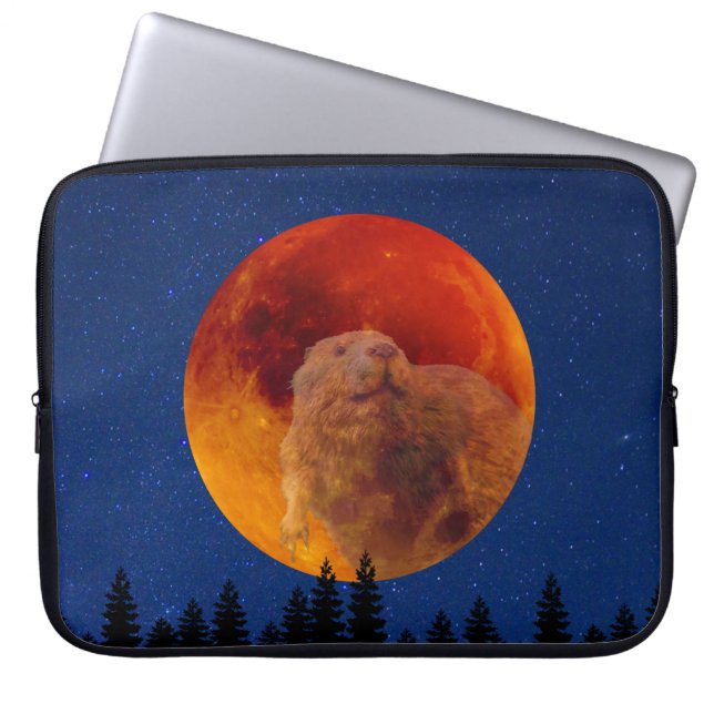 Beaver Moon in november Laptop Sleeve (Voorkant)