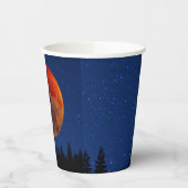 Beaver Moon in november Papieren Bekers (Links)