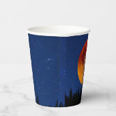 Beaver Moon in november Papieren Bekers (Rechts)