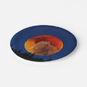 Beaver Moon in november Papieren Bordje (Gekanteld)