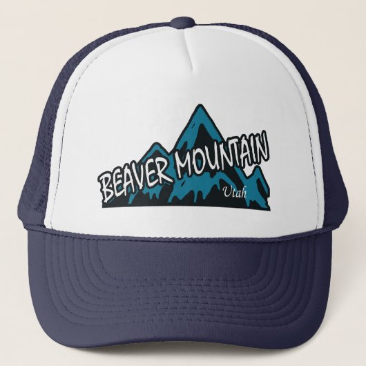 Beaver Mountain Resort Bergen Trucker Pet (Voorkant)