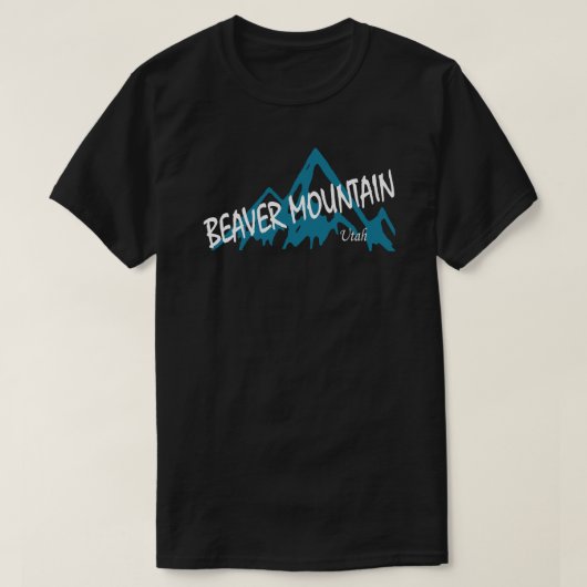 Beaver Mountain Resort Mountains T-shirt (Design voorkant)