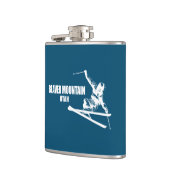 Beaver Mountain Resort Utah Skier Heupfles (Links)