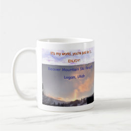 Beaver Mountain Ski Resort Mug Koffiemok