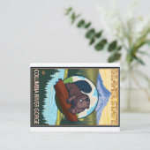 Beaver & Mt. Hood - Columbia River Gorge, OR Briefkaart (Staand voorkant)