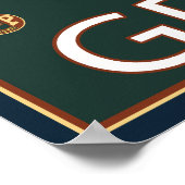 Beaver & Mt. Hood - Gresham, Oregon Poster (Hoek)