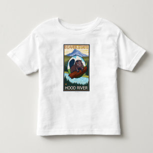 Beaver & Mt. Hood - Hood River, Oregon Kinder Shirts