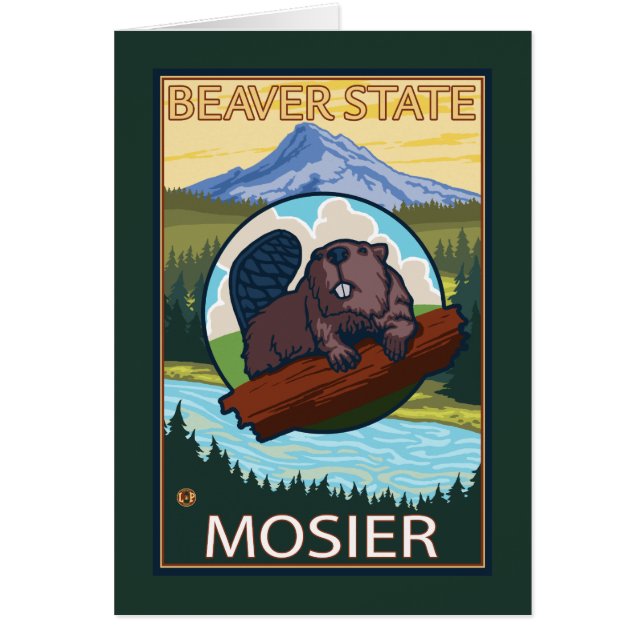 Beaver & Mt. Hood - Mosier, Oregon (Voorkant)