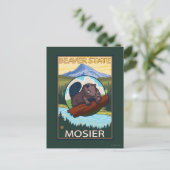 Beaver & Mt. Hood - Mosier, Oregon Briefkaart (Staand voorkant)