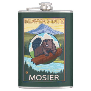 Beaver & Mt. Hood - Mosier, Oregon Heupfles