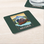 Beaver & Mt. Hood - Mosier, Oregon Kartonnen Onderzetters (Schuin)
