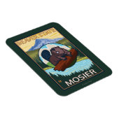 Beaver & Mt. Hood - Mosier, Oregon Magneet (Rechterzijde)