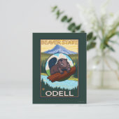 Beaver & Mt. Hood - Odell, Oregon Briefkaart (Staand voorkant)