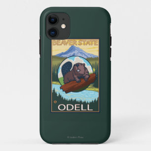 Beaver & Mt. Hood - Odell, Oregon iPhone 11 Hoesje